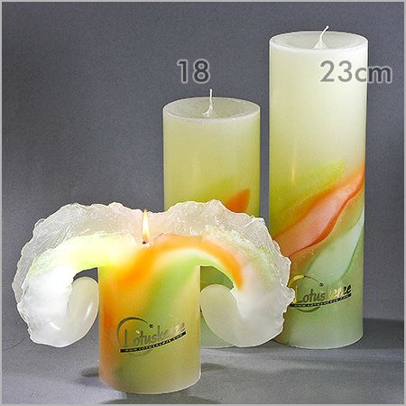 Lotuskerzen ART Spring 23cm - Die Kerze mit dem Blüteneffekt