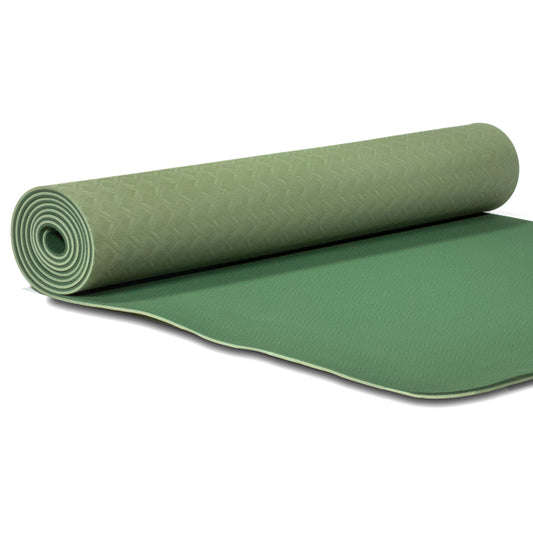 Yogi & Yogini Premium TPE Yogamatte grün
