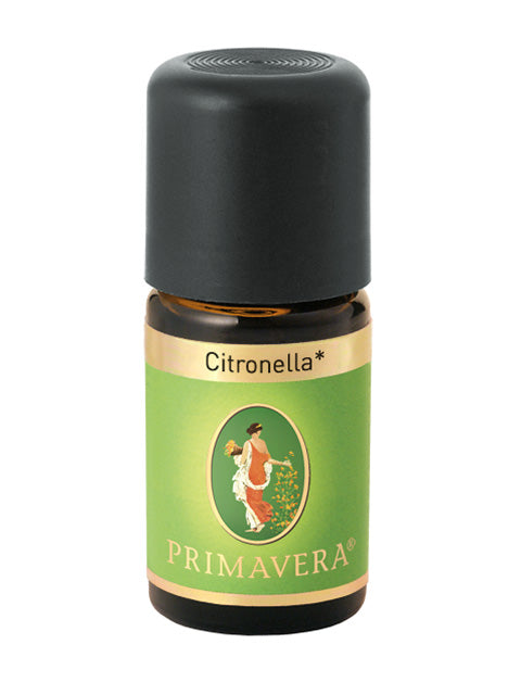 Primavera Citronella Bio Ätherisches Öl - Frisches, Zitrusartiges Aroma (5 ml)