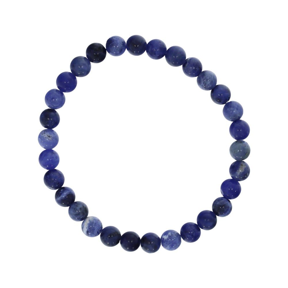 Elegantes Sodalith Armband - 6mm Kugeln