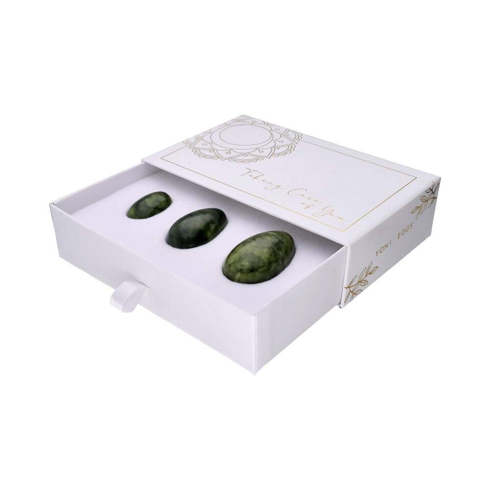 Jade Yoni Ei Set – Stärkung und Balance