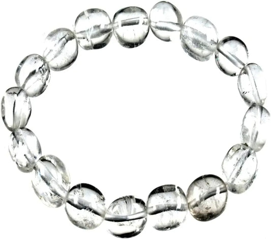 Bracelet rock crystal 18 - 22mm nuggets
