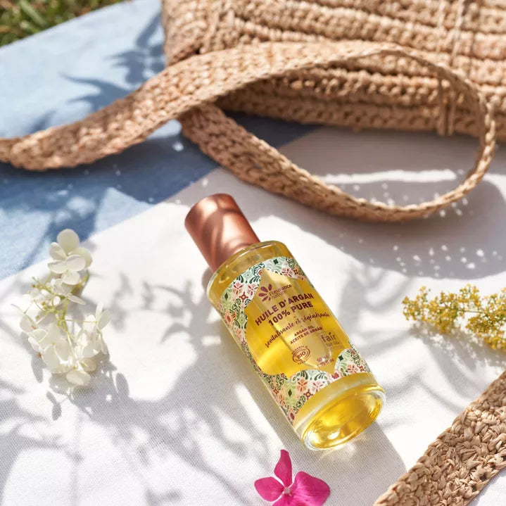 Fleurance Nature 100 % Reines Bio-Arganöl – Sommerpflege für Haut, Haar und Nägel