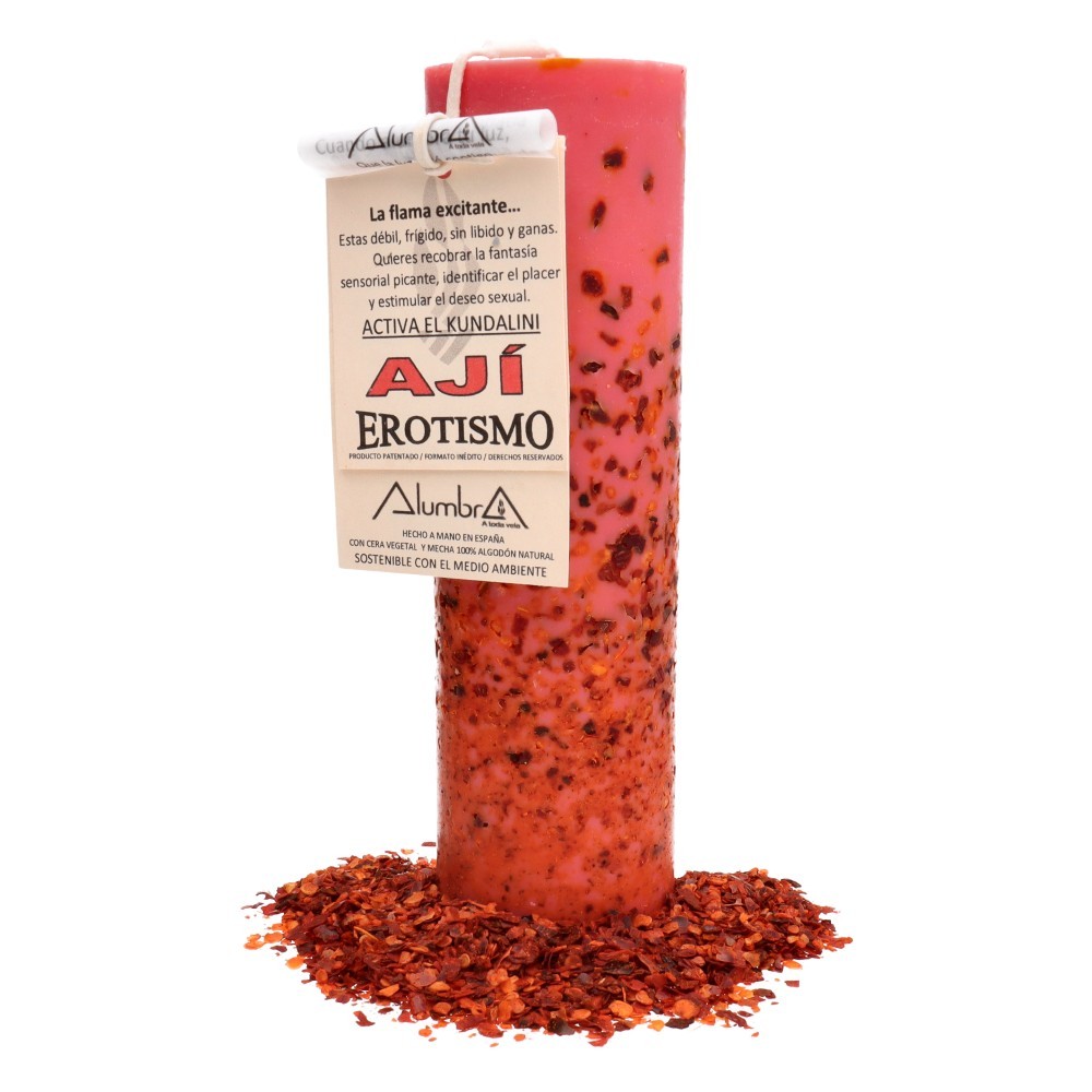 Handgemachte Chili-Pfeffer-Kerze – Erotik & Sinnlichkeit
