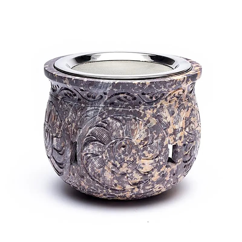 Smoking vessel &amp; fragrance lamp soapstone