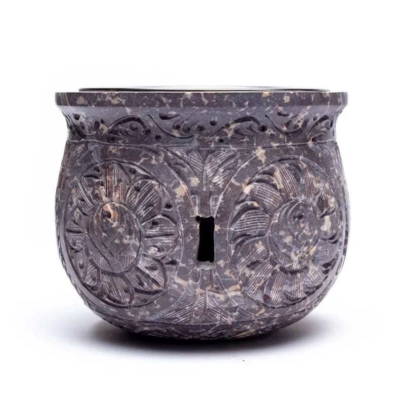 Smoking vessel &amp; fragrance lamp soapstone