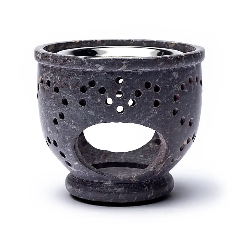 Smoking vessel - oil burner soapstone small