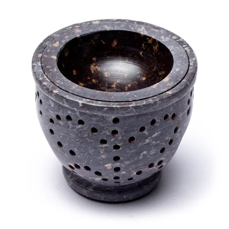 Smoking vessel - oil burner soapstone small
