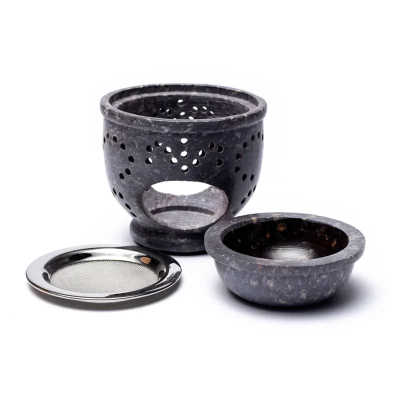 Smoking vessel - oil burner soapstone small