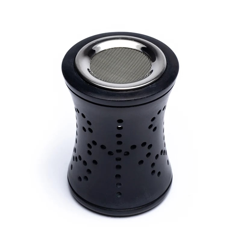 Smoking vessel - fragrance lamp soapstone black