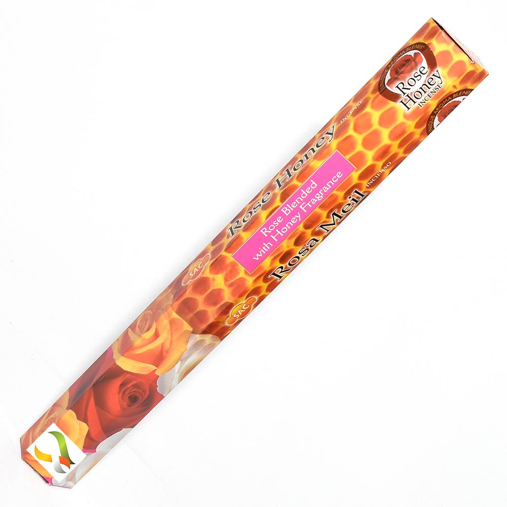 SAC Rose Honey Hexa Räucherstäbchen – Blumige Süße & Wohltuende Wärme