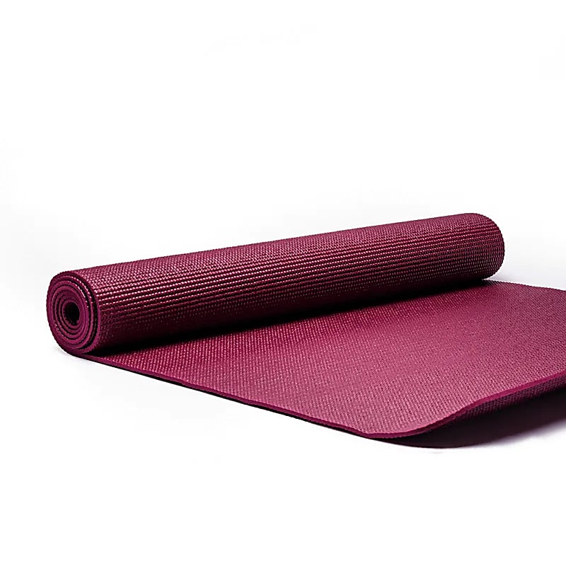Yogi & Yogini PVC Yogamatte – Aubergine – Rutschfest, leicht & komfortabel