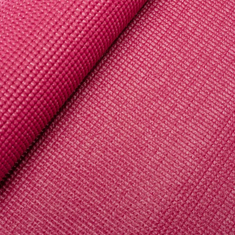 Yogi & Yogini PVC Yogamatte – Tiefrosa – Rutschfest, leicht & komfortabel