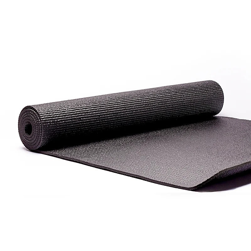 Yogi & Yogini PVC Yogamatte – Schwarz – Rutschfest, leicht & komfortabel