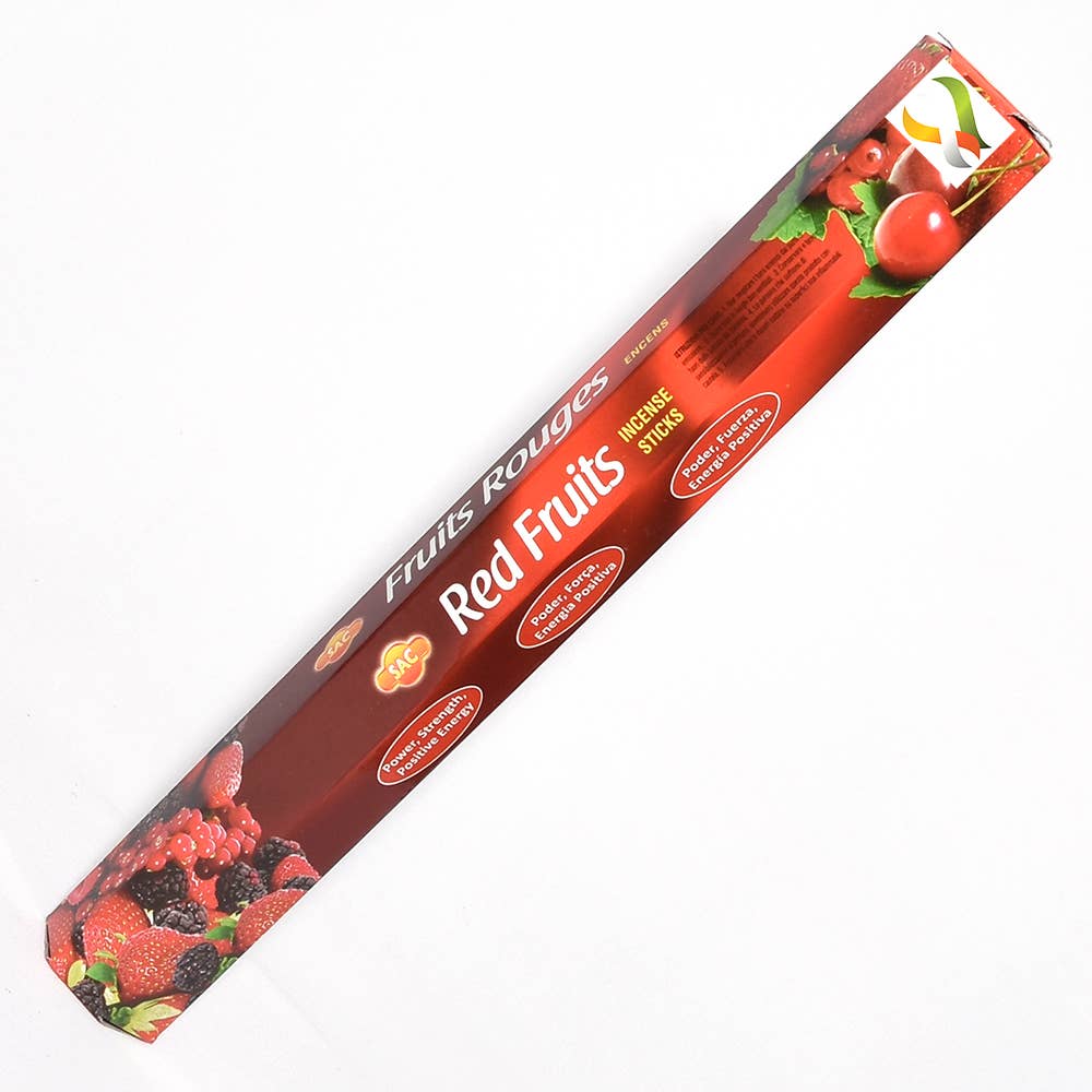 SAC Rote Früchte Hexa Räucherstäbchen – Fruchtige Frische & Belebende Süße