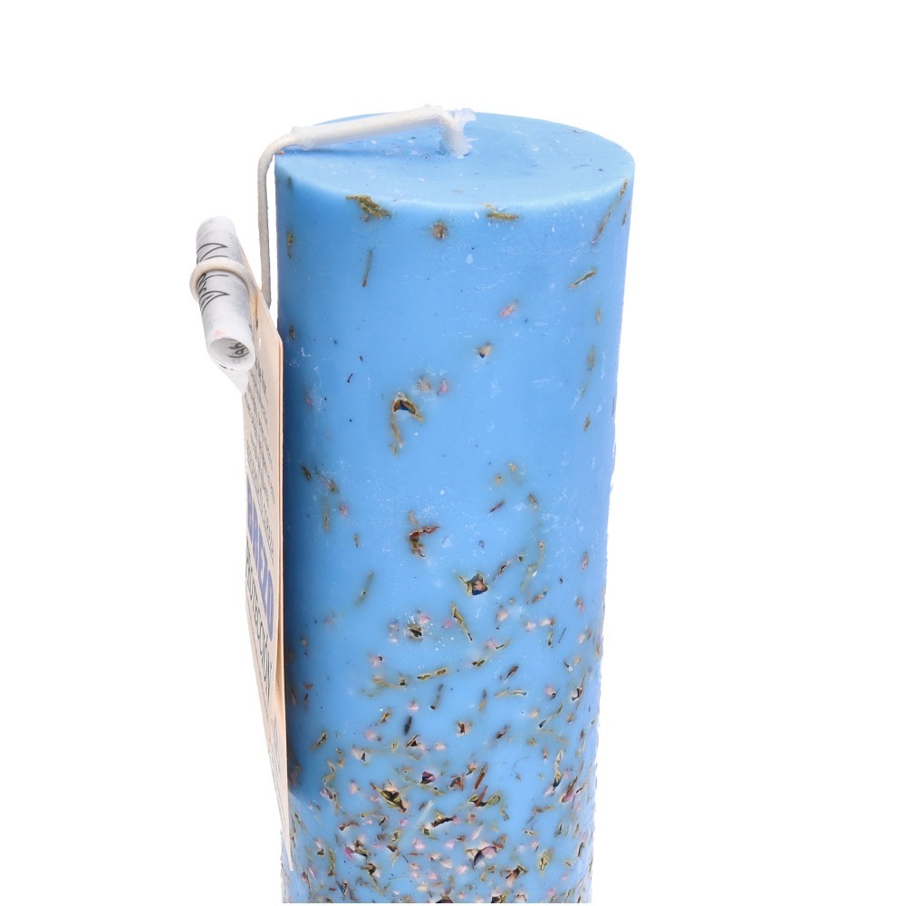 Handgefertigte Kerze mit Heidekraut – Schutz, Geborgenheit & Herzstärkung