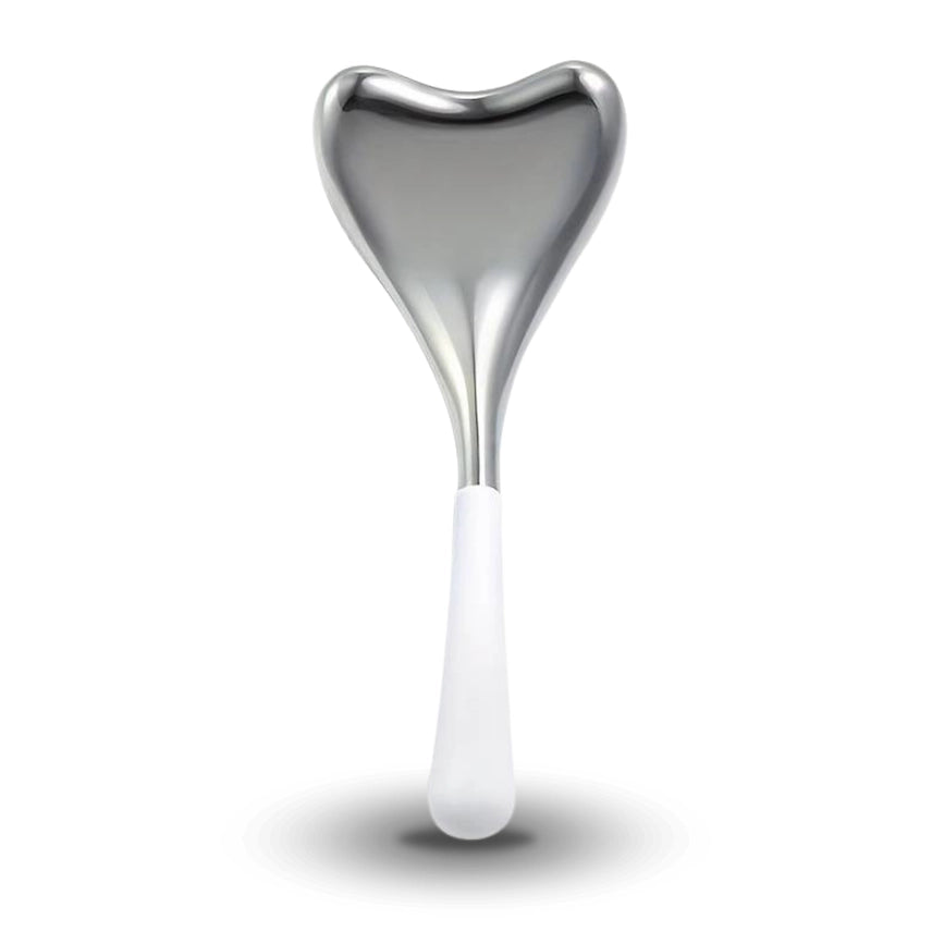 Caudale Gesichtsmassagegerät – Edelstahl für strahlende Haut