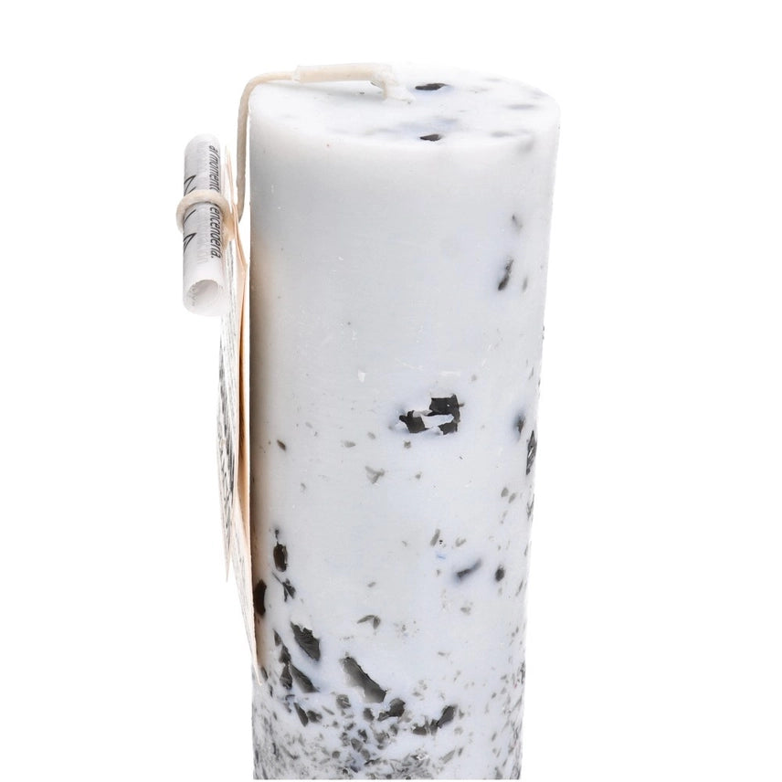 Handgefertigte Kerze mit Obsidian – Für Befreiung und inneren Wandel