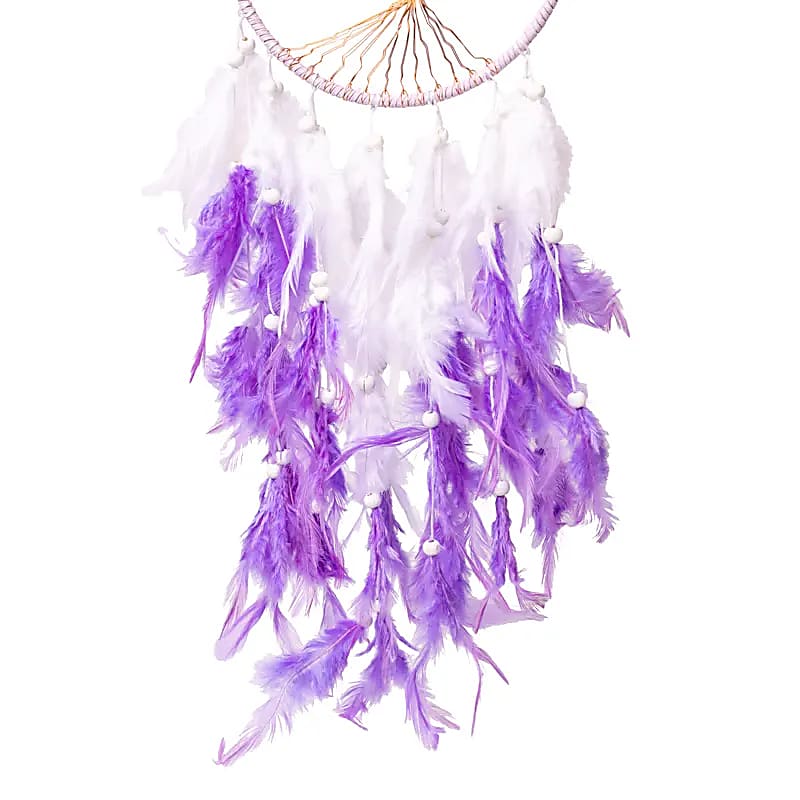 Traumfänger Lebensbaum mit Amethyst – Handgefertigt