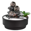 Zen-Oasen-Gartenbrunnen - Harmonie von Buddha-Brunnen und Zen-Garten