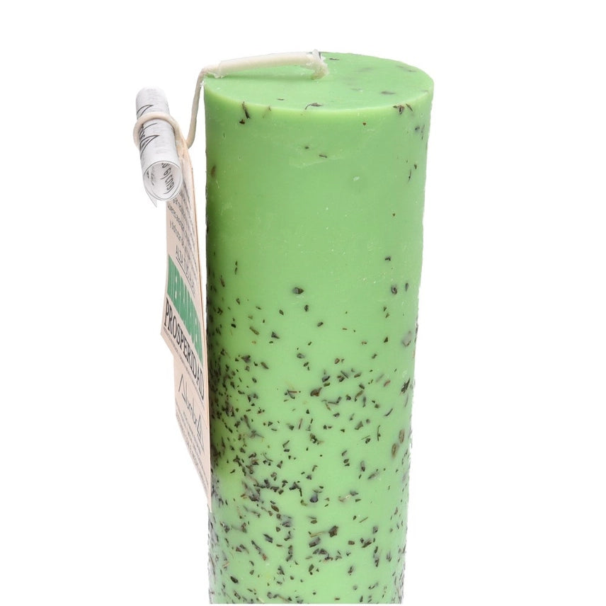Handgemachte Kerze mit Pfefferminz – Für mehr Wohlstand und Wachstum
