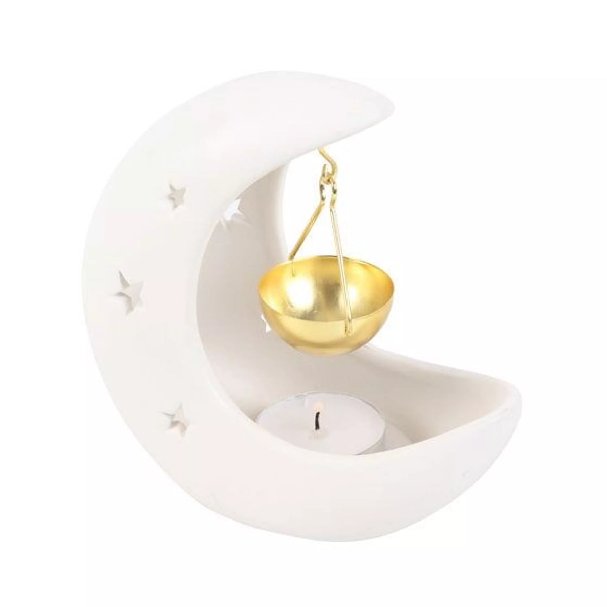 Halbmond-Duftbrenner aus Keramik