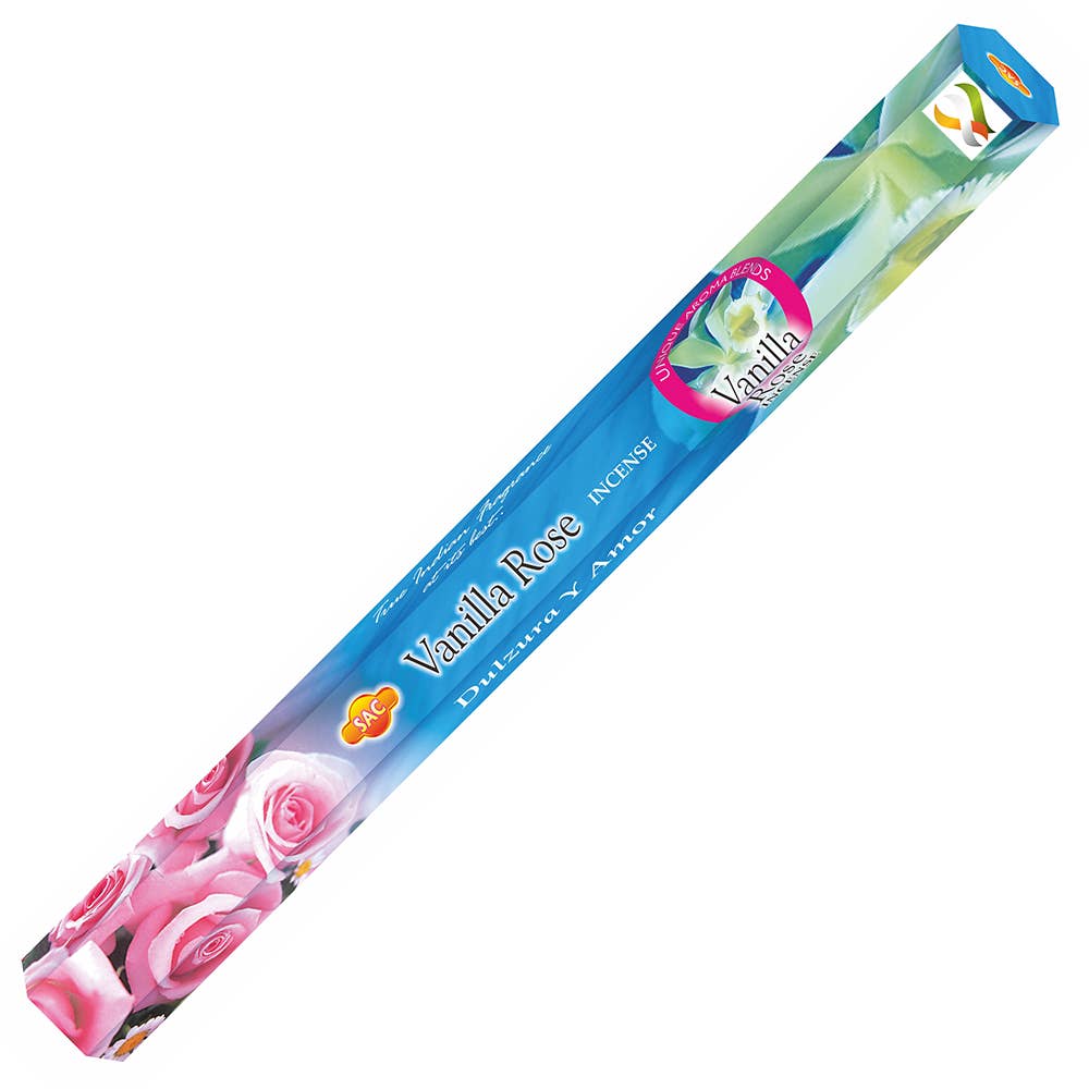 SAC Vanille-Rose Hexa Räucherstäbchen – Sinnliche Eleganz & Sanfte Süße