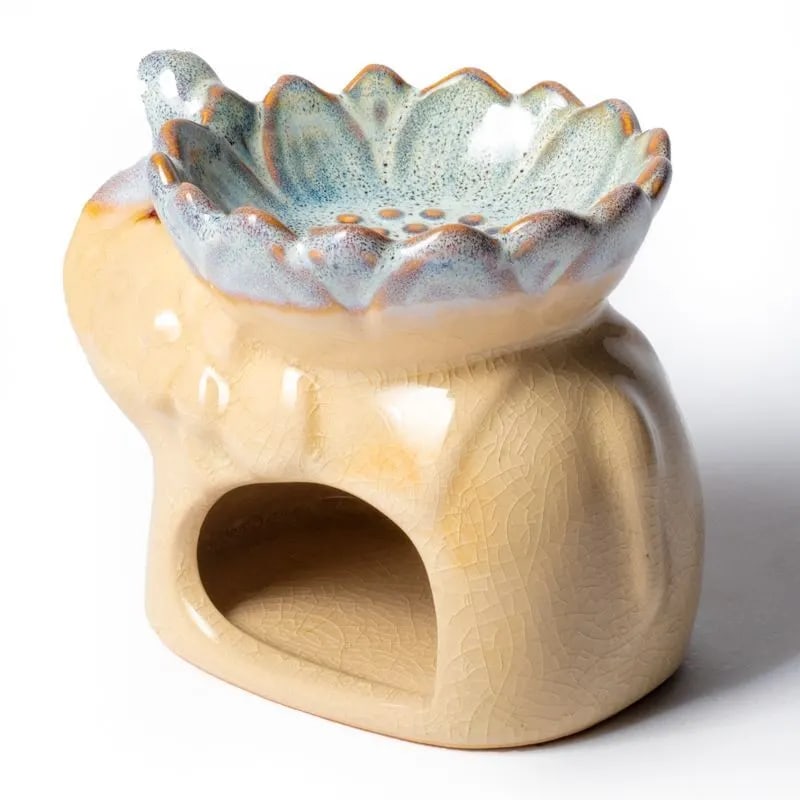 Aroma oil and wax burner elephant turquoise