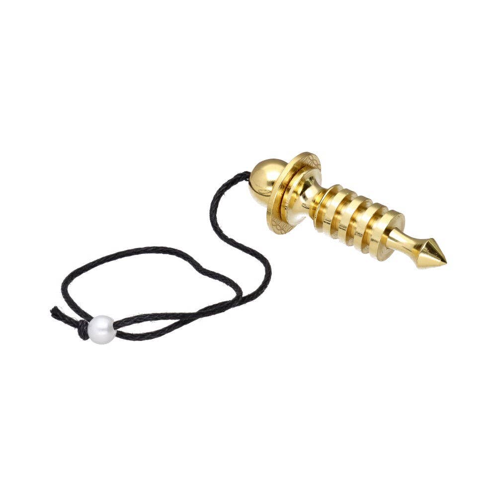 Isis-Pendel mit 4 Batterien & Blume des Lebens – Bronze