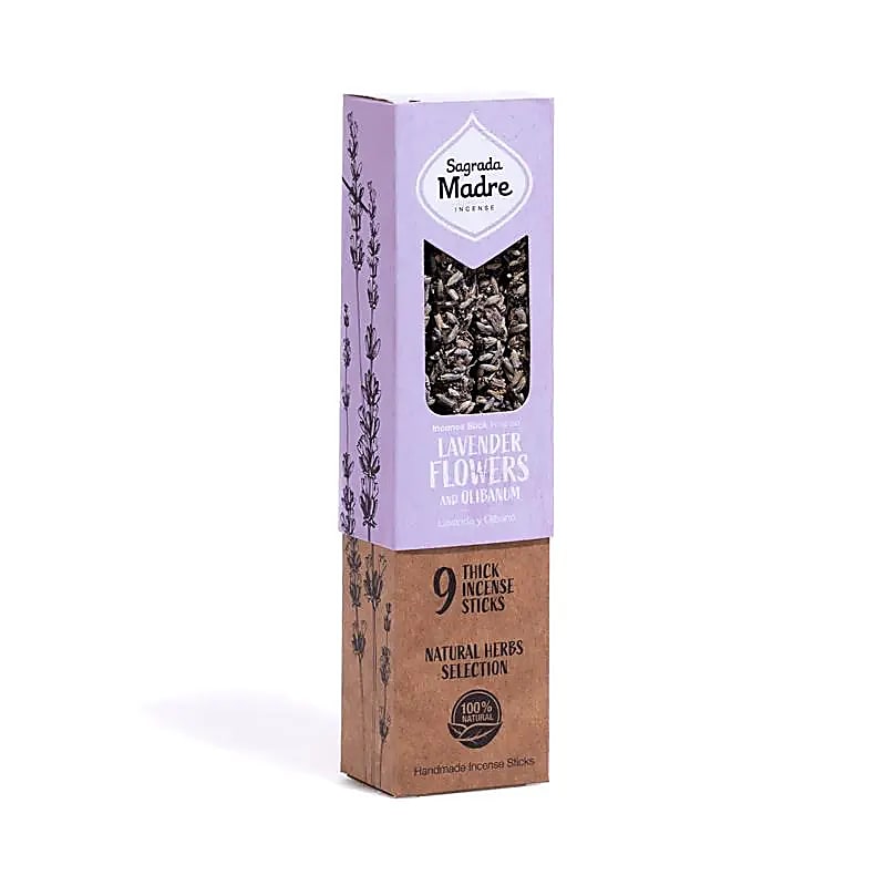 Sagrada Madre Räucherstäbchen – Lavendel & Olibanum