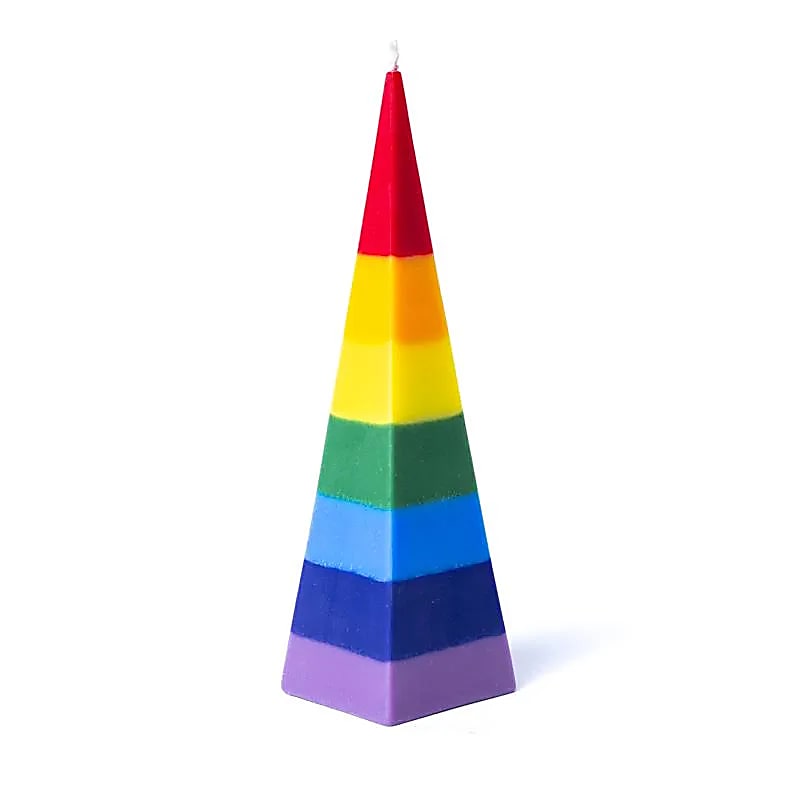 Pyramidenkerze unparfümiert verschiedene Farben