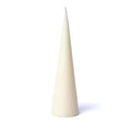 Kegelkerze off white unparfümiert