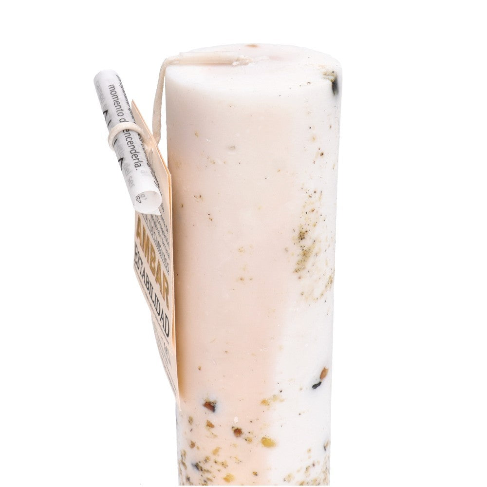 Handgemachte Bernstein-Kerze – Stabilität & Erdung