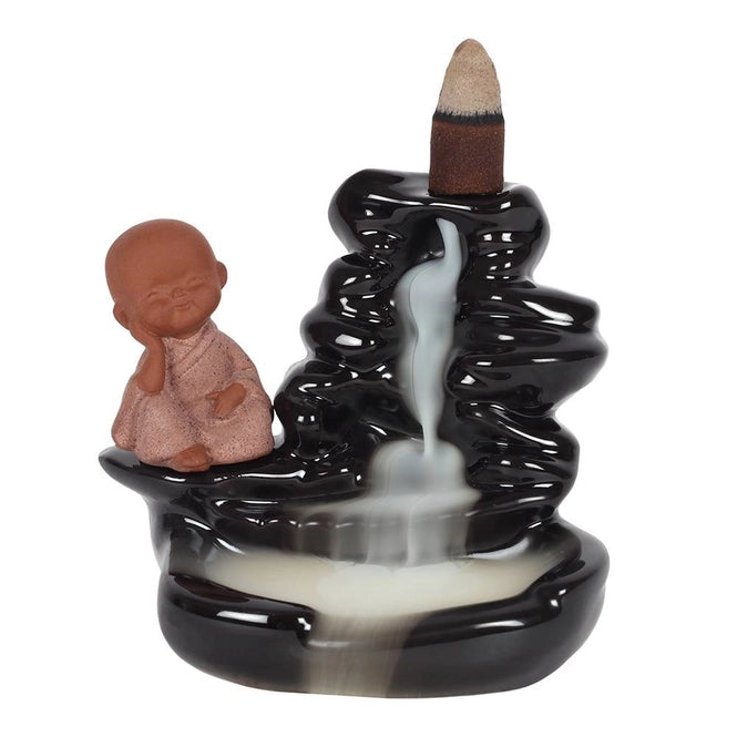 Buddha-Rückflussbrenner mit herabströmendem Rauch