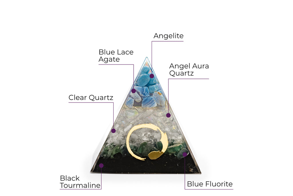Orgonite pyramid - peace &amp; relaxation