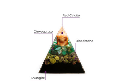 Orgonite Pyramid - Deep Healing