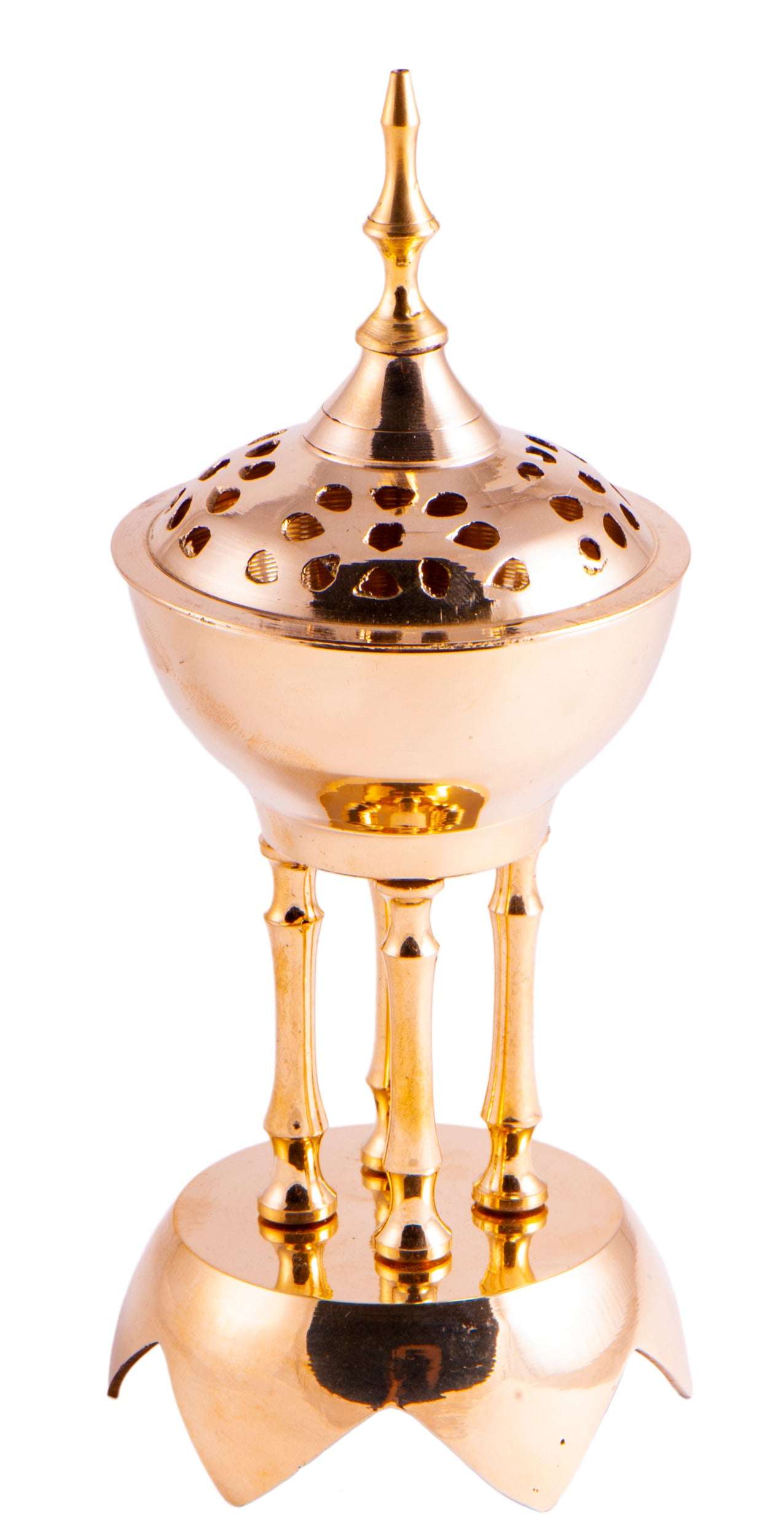 Medina Räuchergefäß aus Messing für aromatische Räucherzeremonien