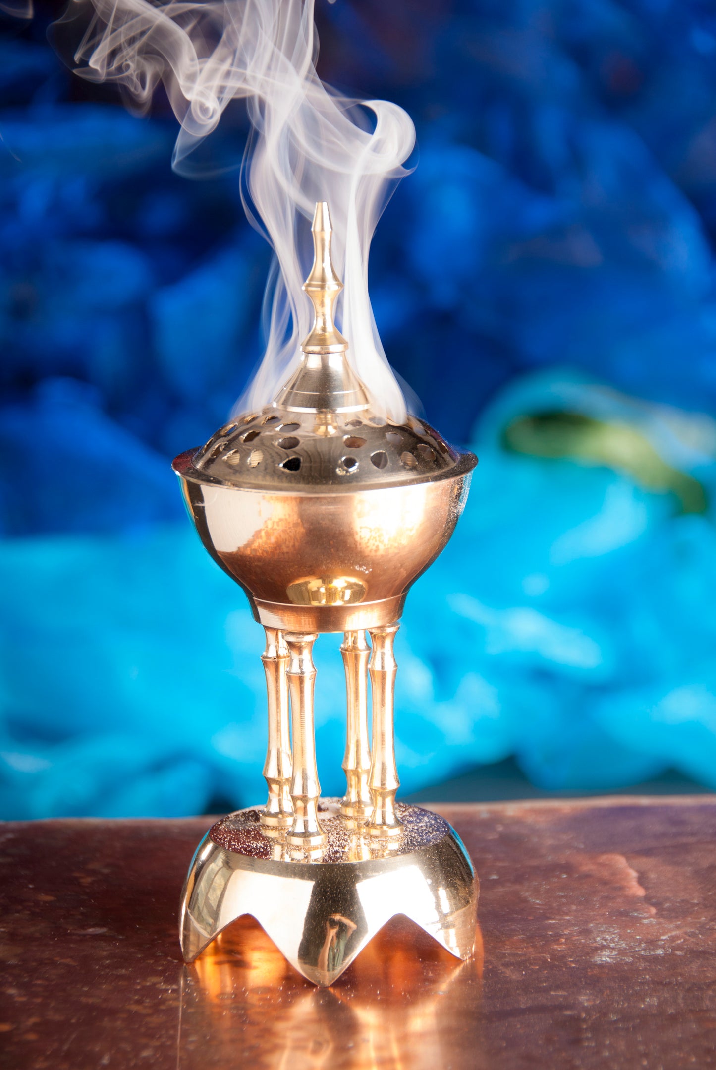 Medina Räuchergefäß aus Messing für aromatische Räucherzeremonien