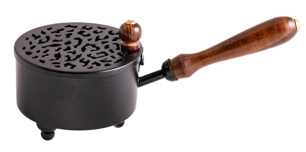 Räuchergefäß – Deva mit Holzgriff