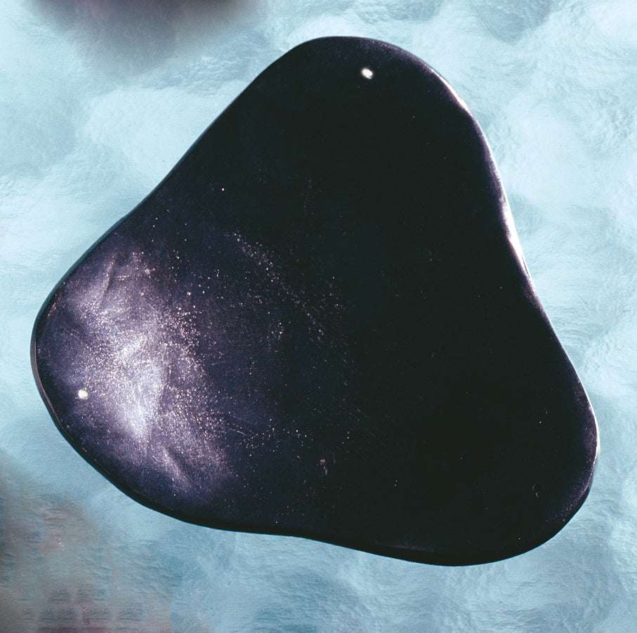 Räucherhalter "Triade" aus schwarzem Marmor