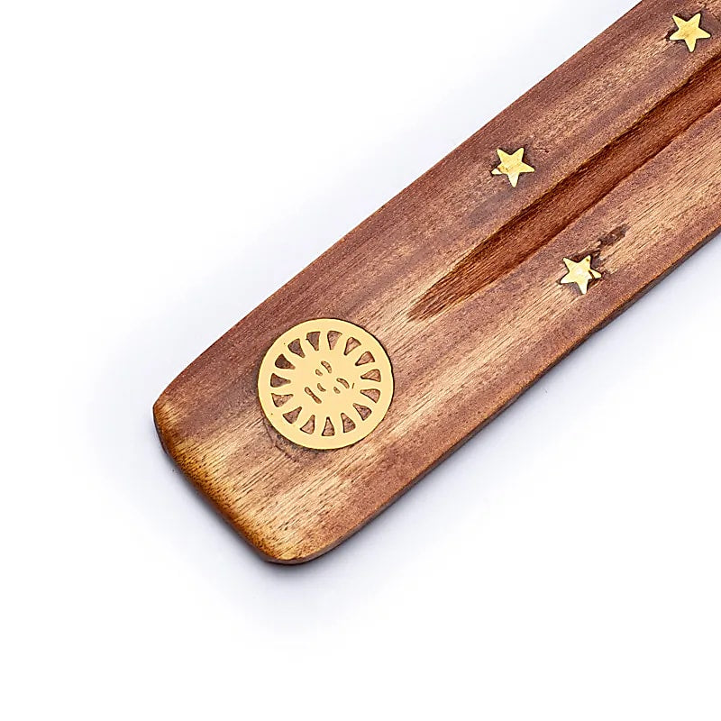 Incense stick holder wood sun