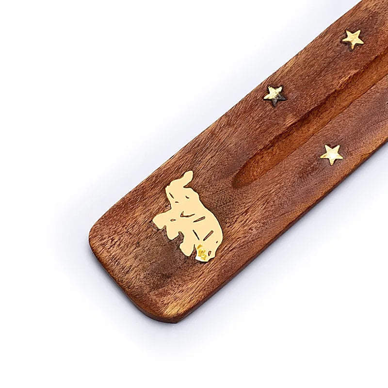 Incense stick holder wooden elephant