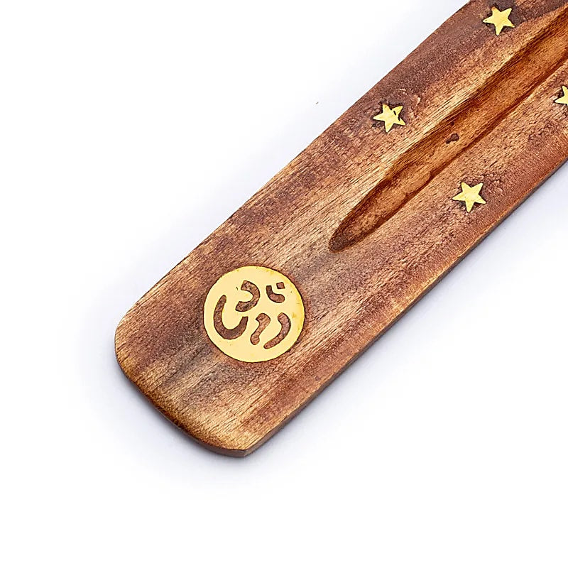 Incense stick holder wood Ohm