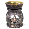 Phoenix Duftlampe Pentagramm aus Speckstein