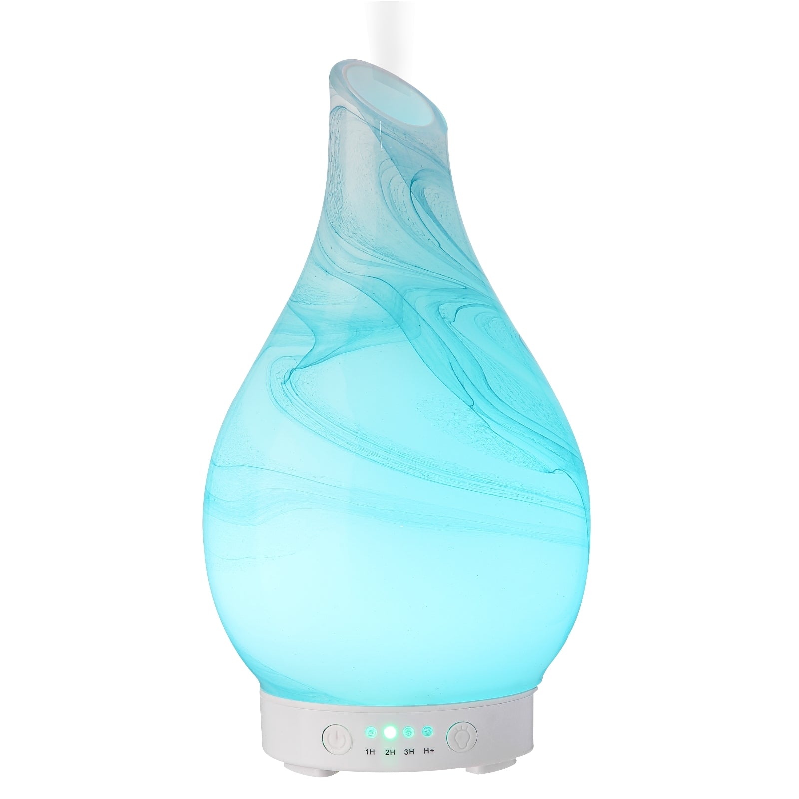 Zen Arome YangTsé Aromadiffusor mit eingeschalteter Beleuchtung