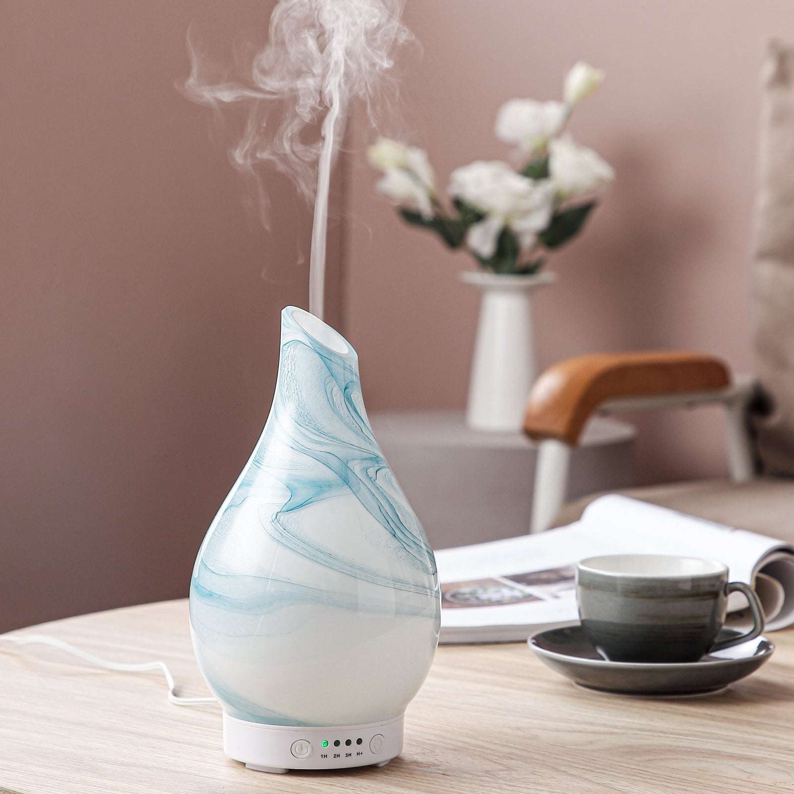 Ultraschalldiffusor Aromalampe YangTsé: Kunstvolles Aromavergnügen