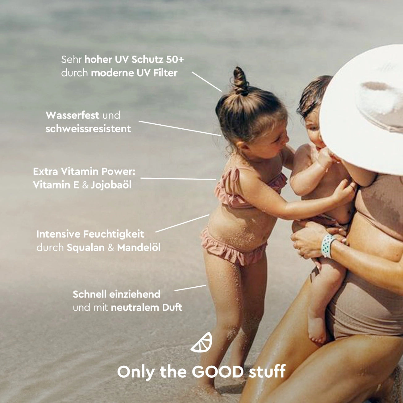 SUNS KIDS – Wasserfeste Sonnencreme für Kinder SPF 50+