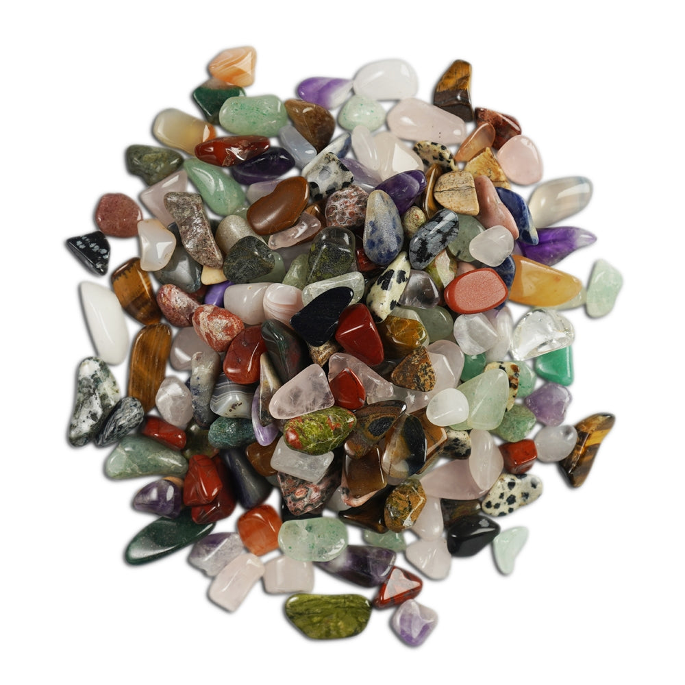 Colorful mix of tumbled stones 14 - 16mm Africa 100g