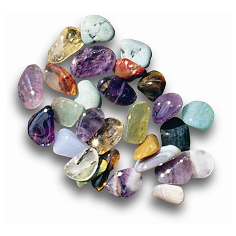 Colorful mix of tumbled stones 7.5 - 10 mm Africa 100g