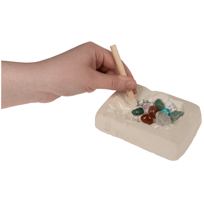 Ausgrabungsset mit 5 Edelsteinen – Spannende Entdecker-Abenteuer für kleine Forscher